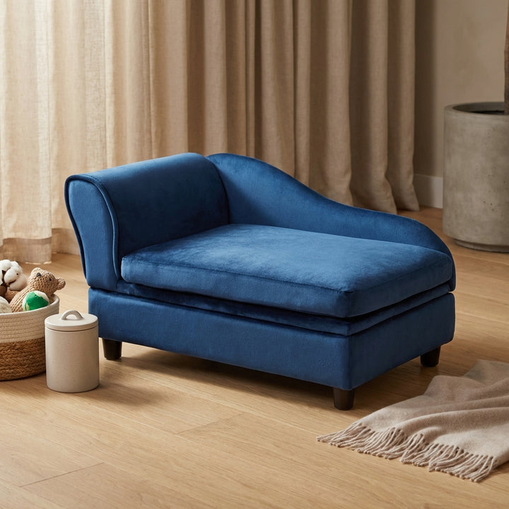 Luxury Small Dog Sofa Bed with Hidden Storage – Modern Pet Couch