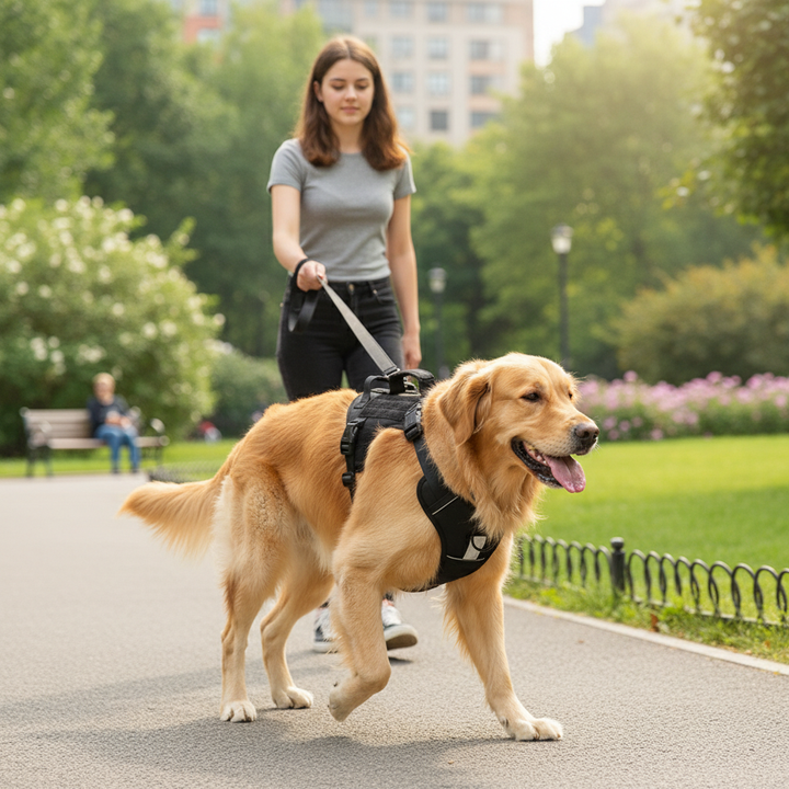 Tactical Dog Harness – Adjustable No-Pull Reflective Vest for Large Dogs